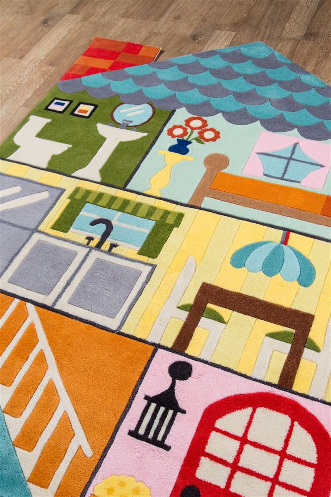 Contemporary LMOJULMJ23 Area Rug - Lil Mo Whimsy Collection 