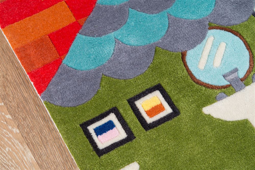 Contemporary LMOJULMJ23 Area Rug - Lil Mo Whimsy Collection 