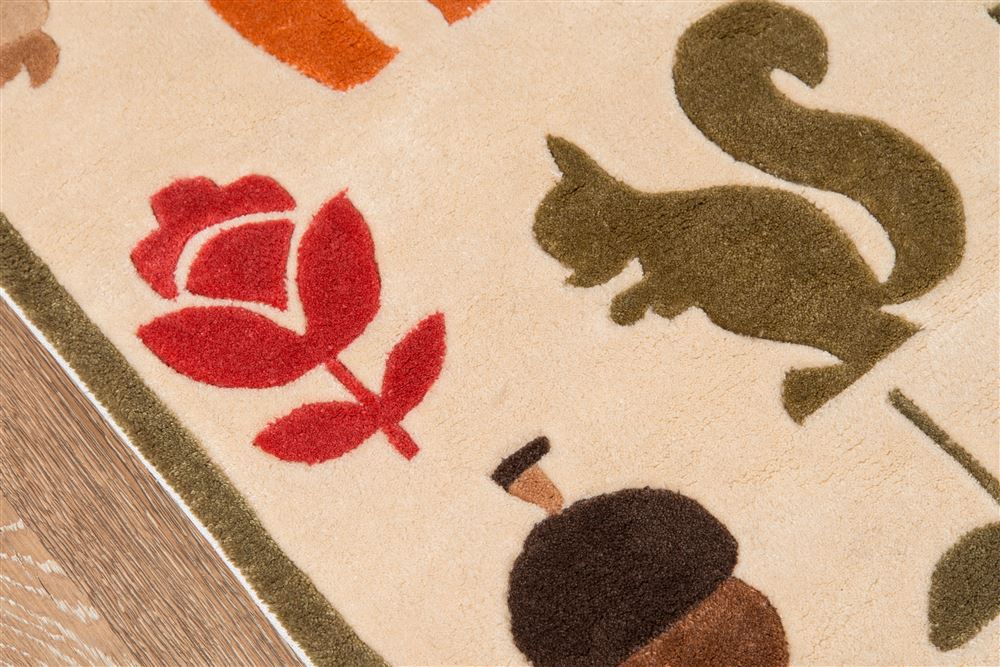 Contemporary LMOJULMJ-2 Area Rug - Lil Mo Whimsy Collection 