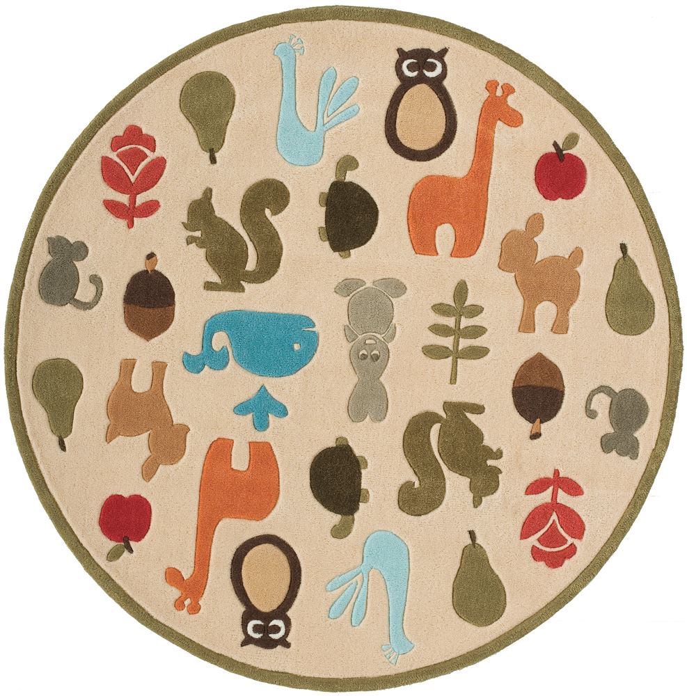 Contemporary LMOJULMJ-2 Area Rug - Lil Mo Whimsy Collection 