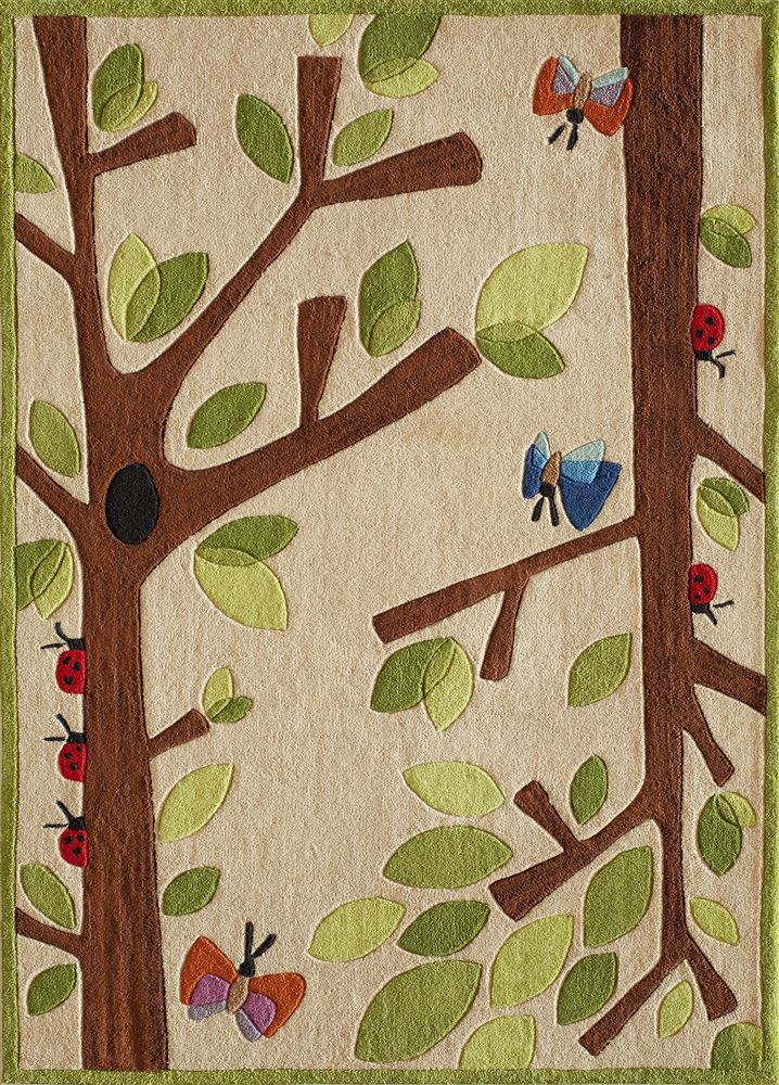 Contemporary Lmojulmj53 Area Rug - Lil Mo Whimsy Collection 