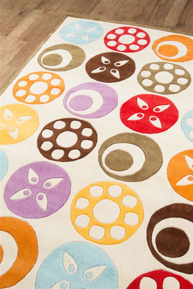 Contemporary LMOJULMJ-5 Area Rug - Lil Mo Whimsy Collection 